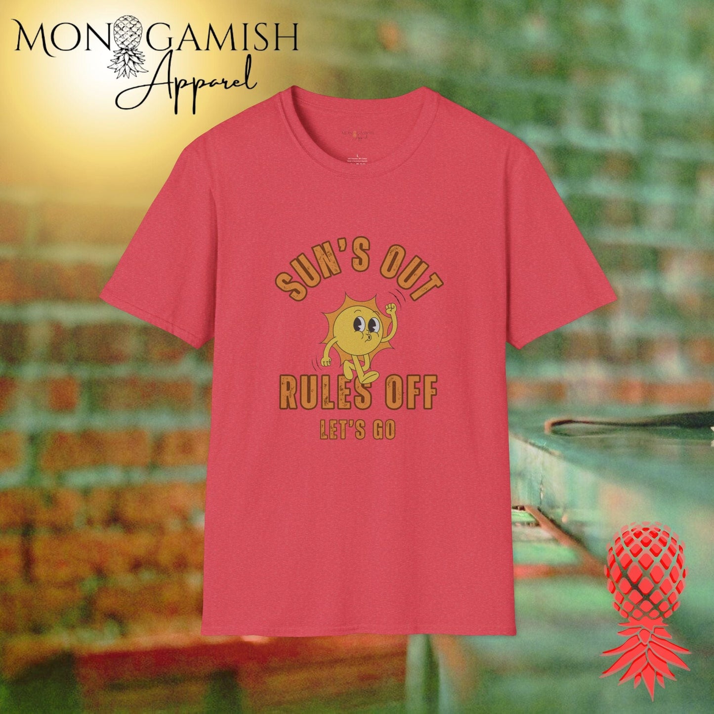 Sun Out Rules Off Unisex Tee