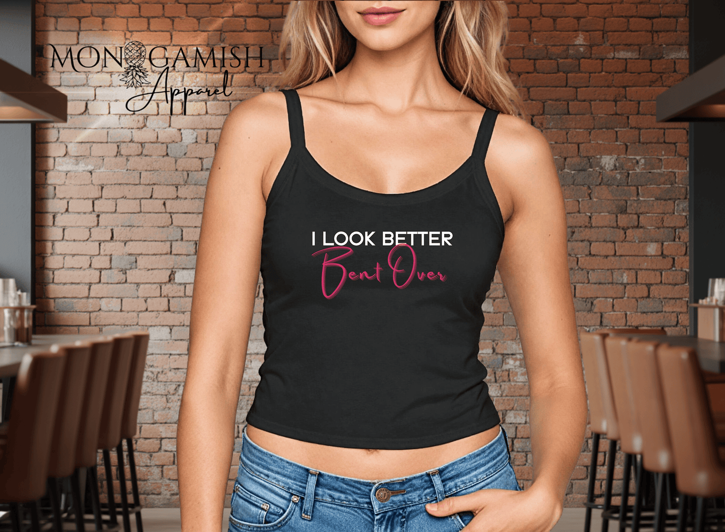 Better Bent Over Ladies Crop Tank