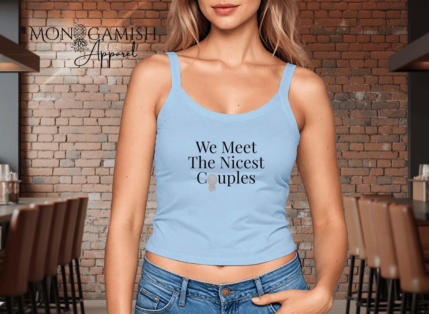 The Nicest Couples Ladies Crop Tank