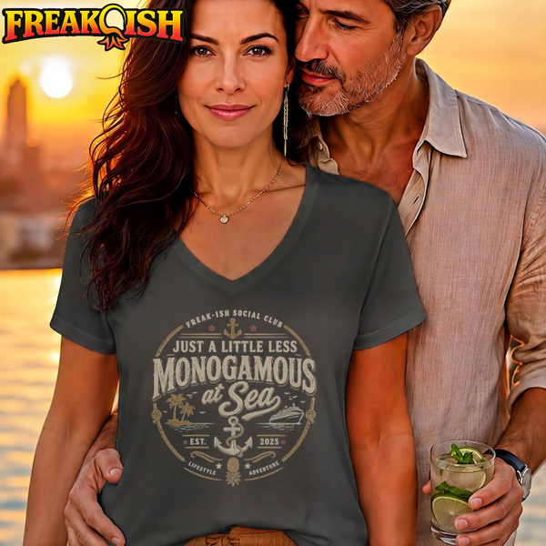 Less Monogamous at Sea Relaxed V-Neck | FREAK-ISH