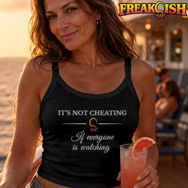 Not Cheating Ladies Crop Tank | FREAK-ISH