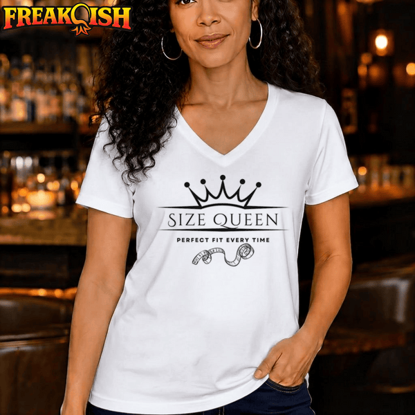 Size Queen Relaxed V-Neck | FREAK-ISH