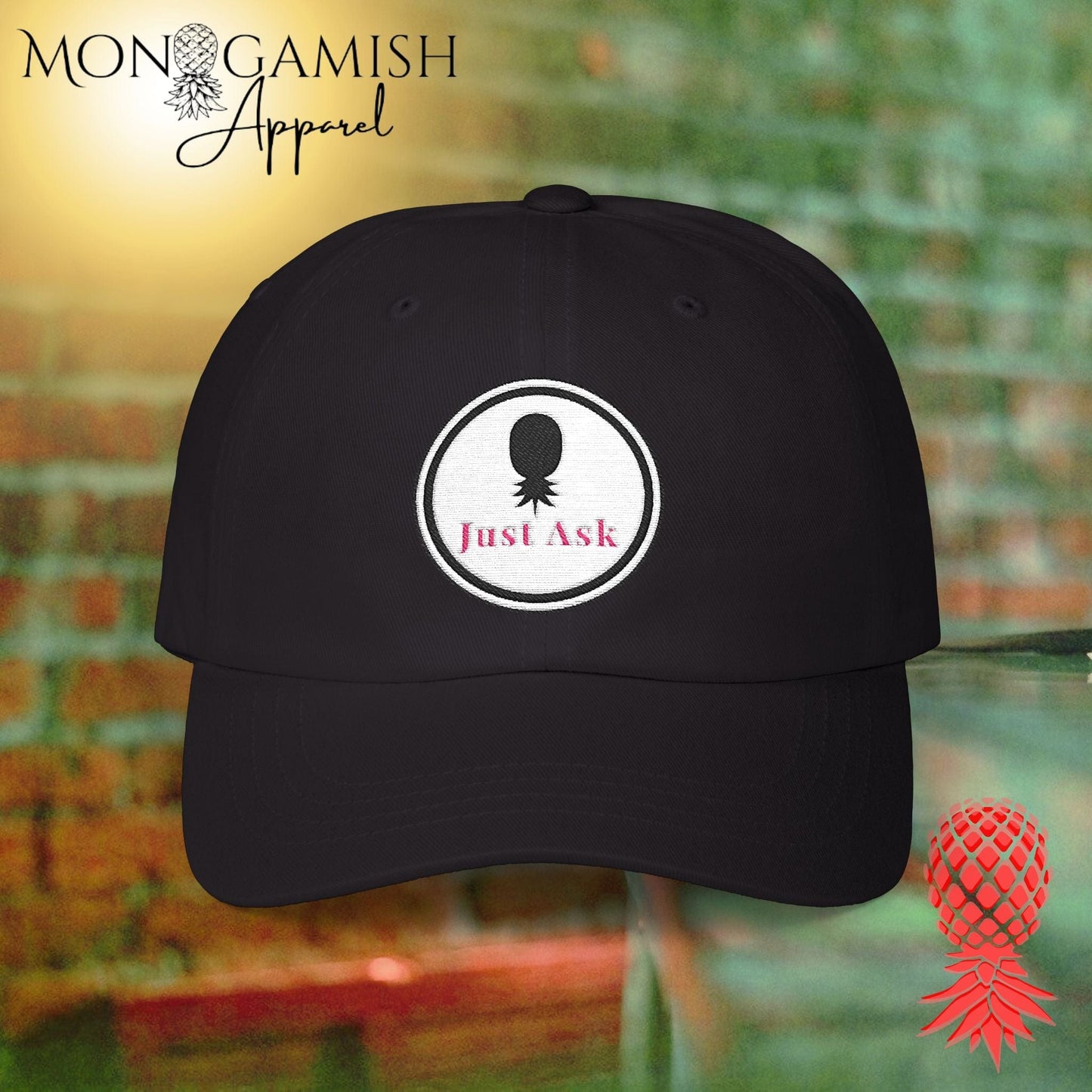 Just Ask Embroidered Hat