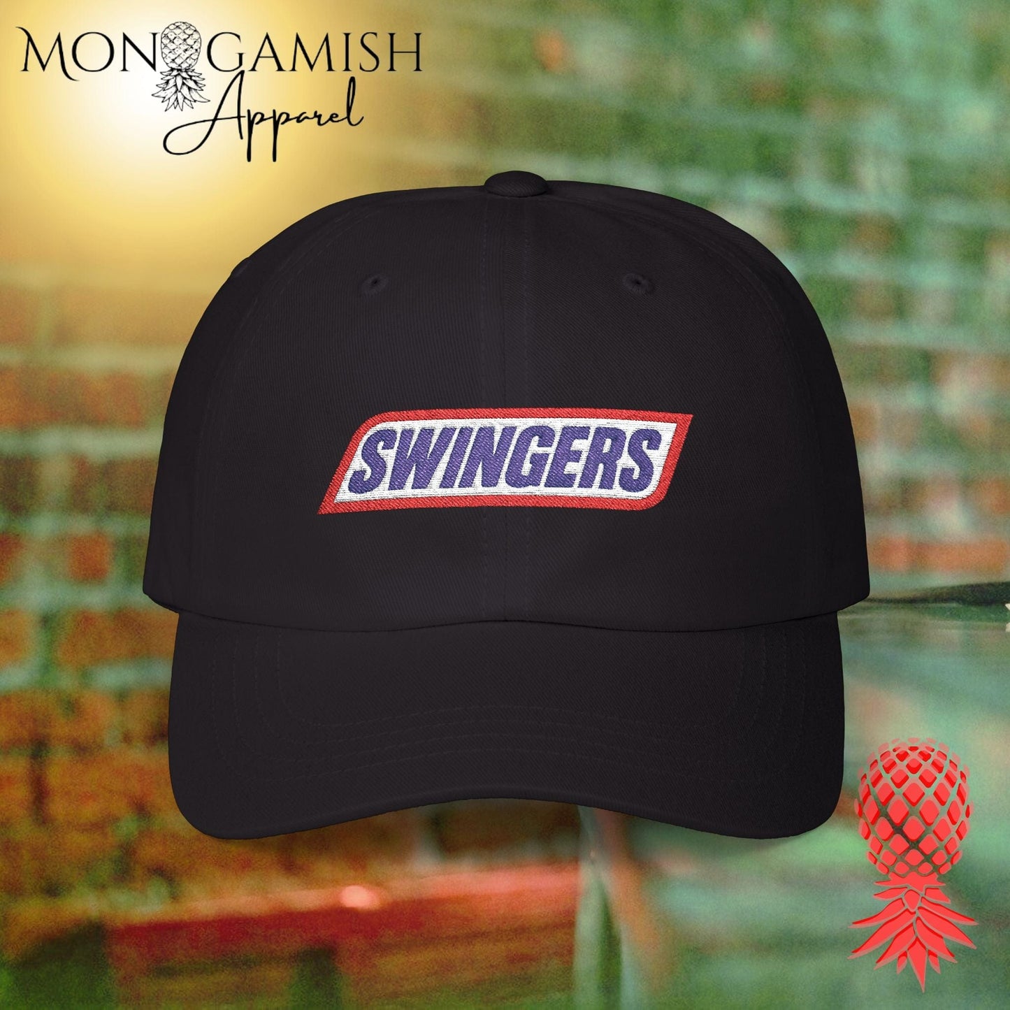 Swingers Satisfies Embroidered Hat