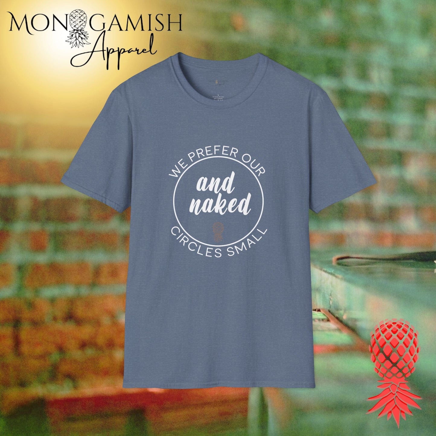 Small... But Naked Circles Unisex Tee