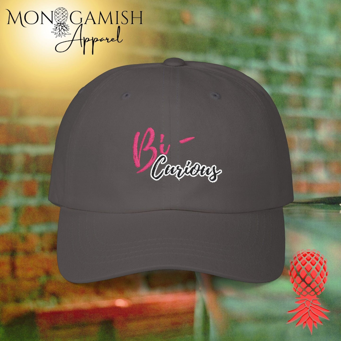 Bi-Curious Embroidered Hat