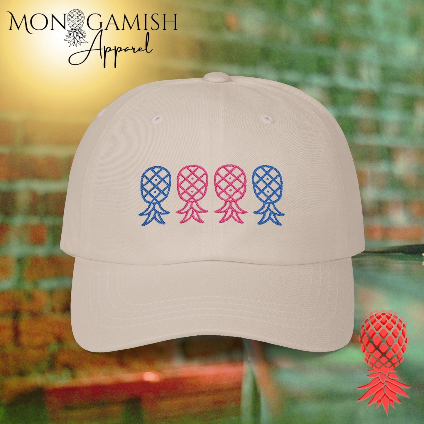 Pineapple Pride Embroidered Hat