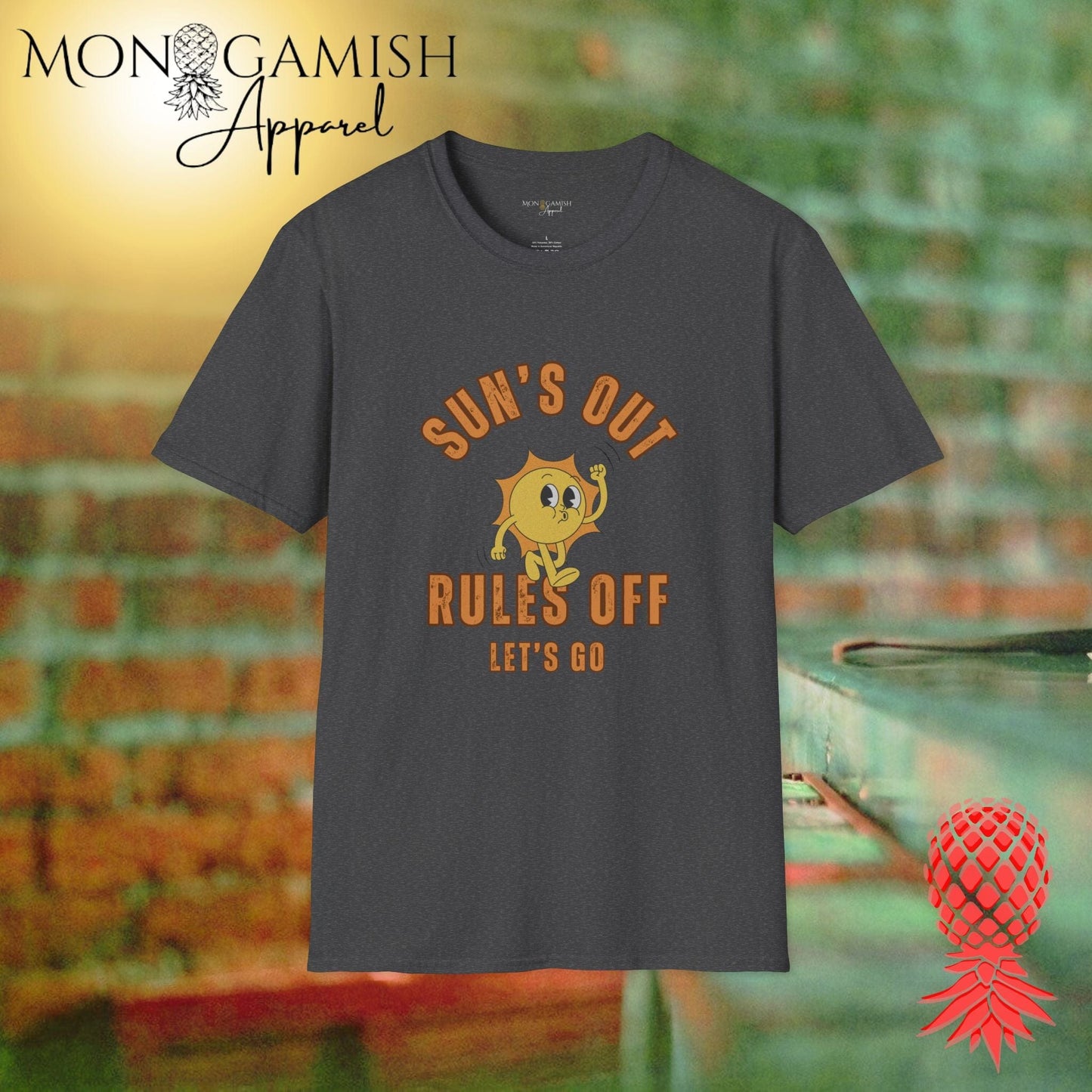 Sun Out Rules Off Unisex Tee