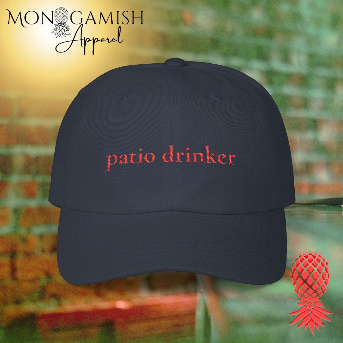 Patio Drinker Embroidered Hat