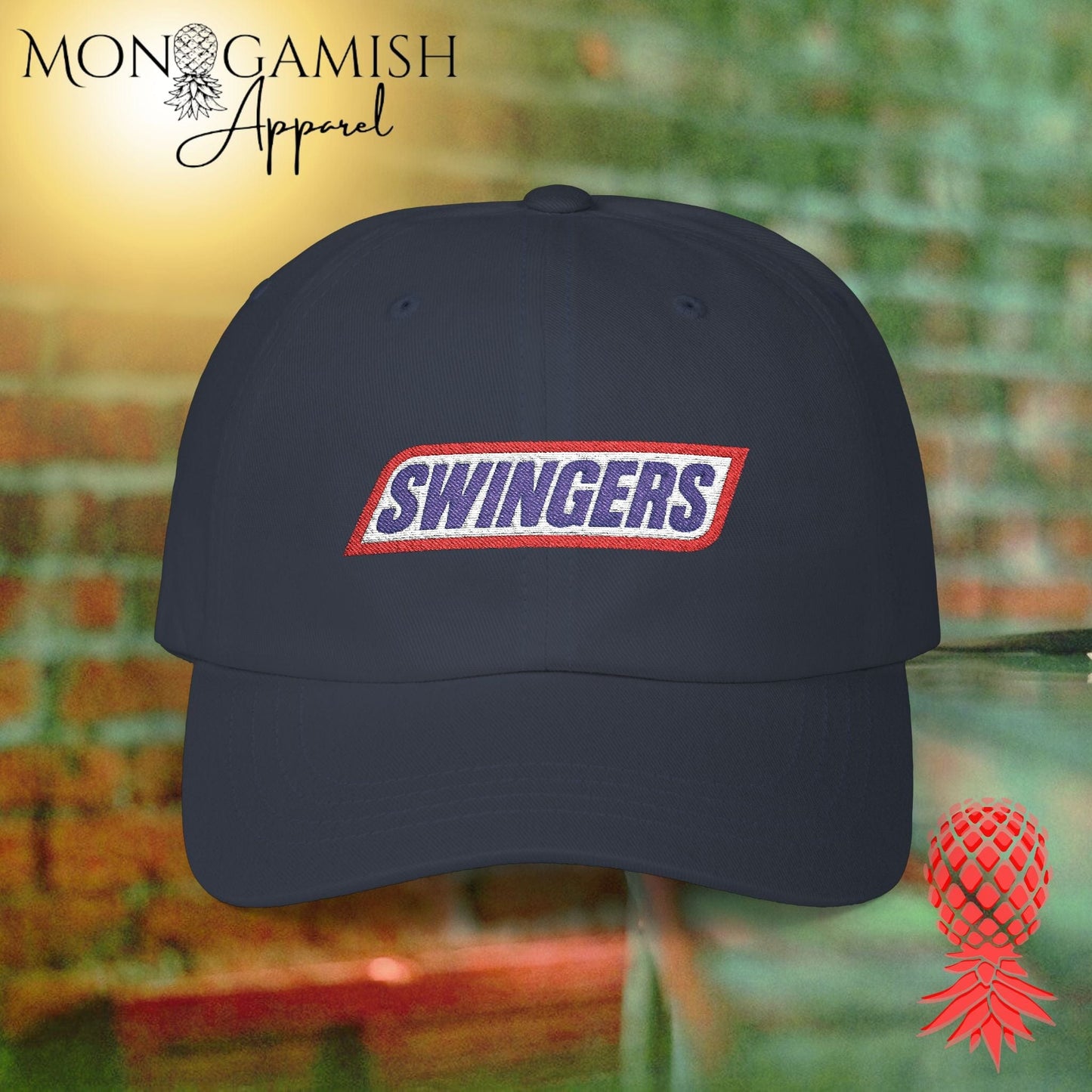 Swingers Satisfies Embroidered Hat