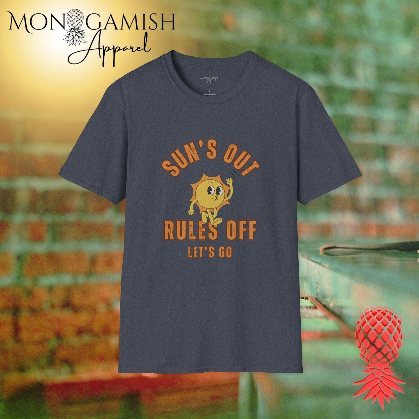 Sun Out Rules Off Unisex Tee