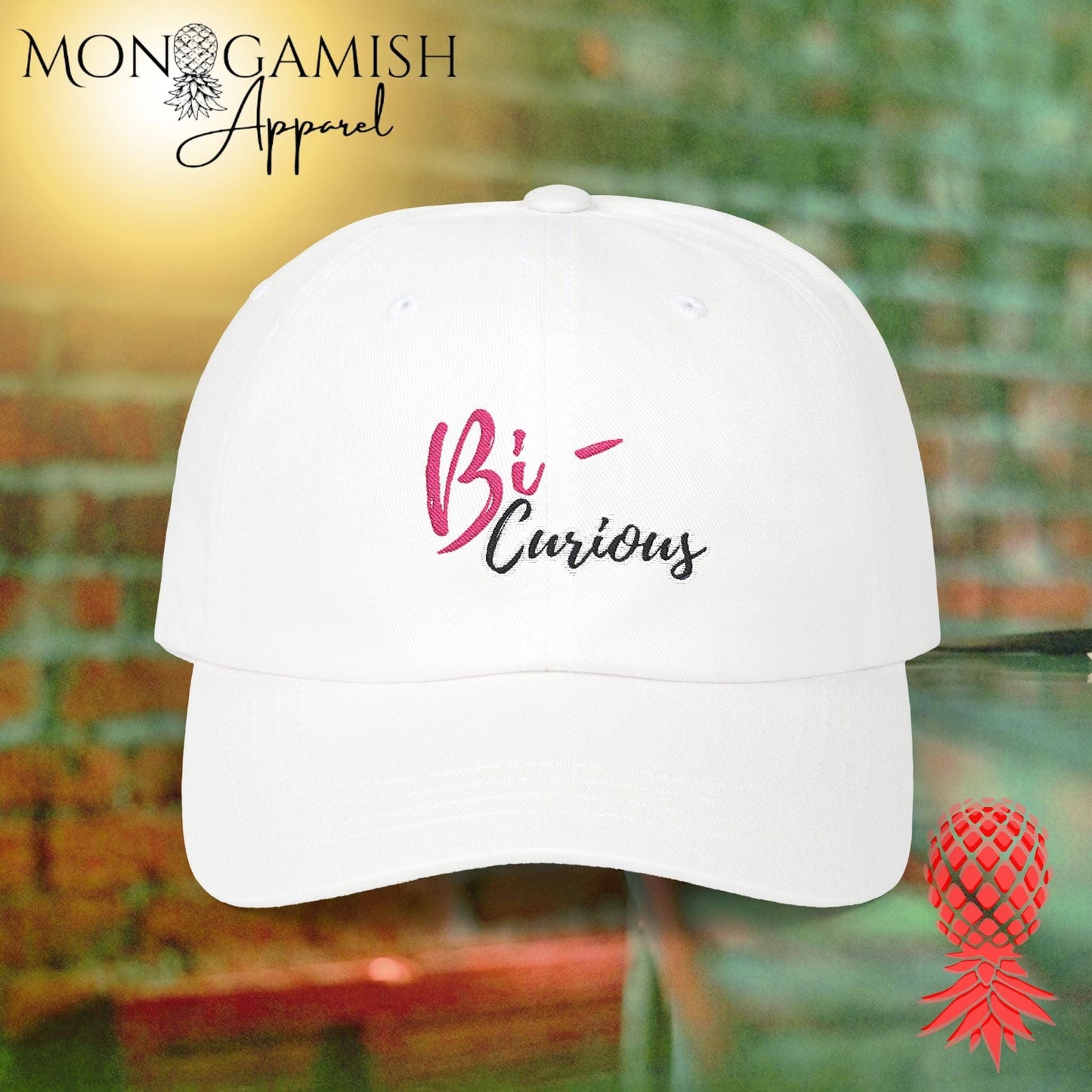 Bi-Curious Embroidered Hat