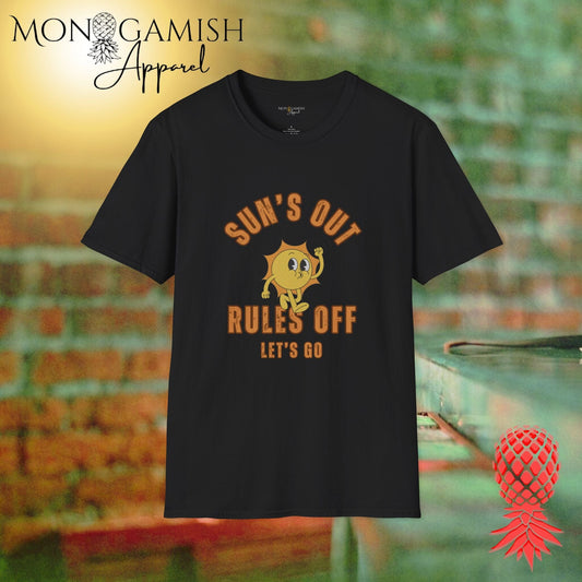 Sun Out Rules Off Unisex Tee