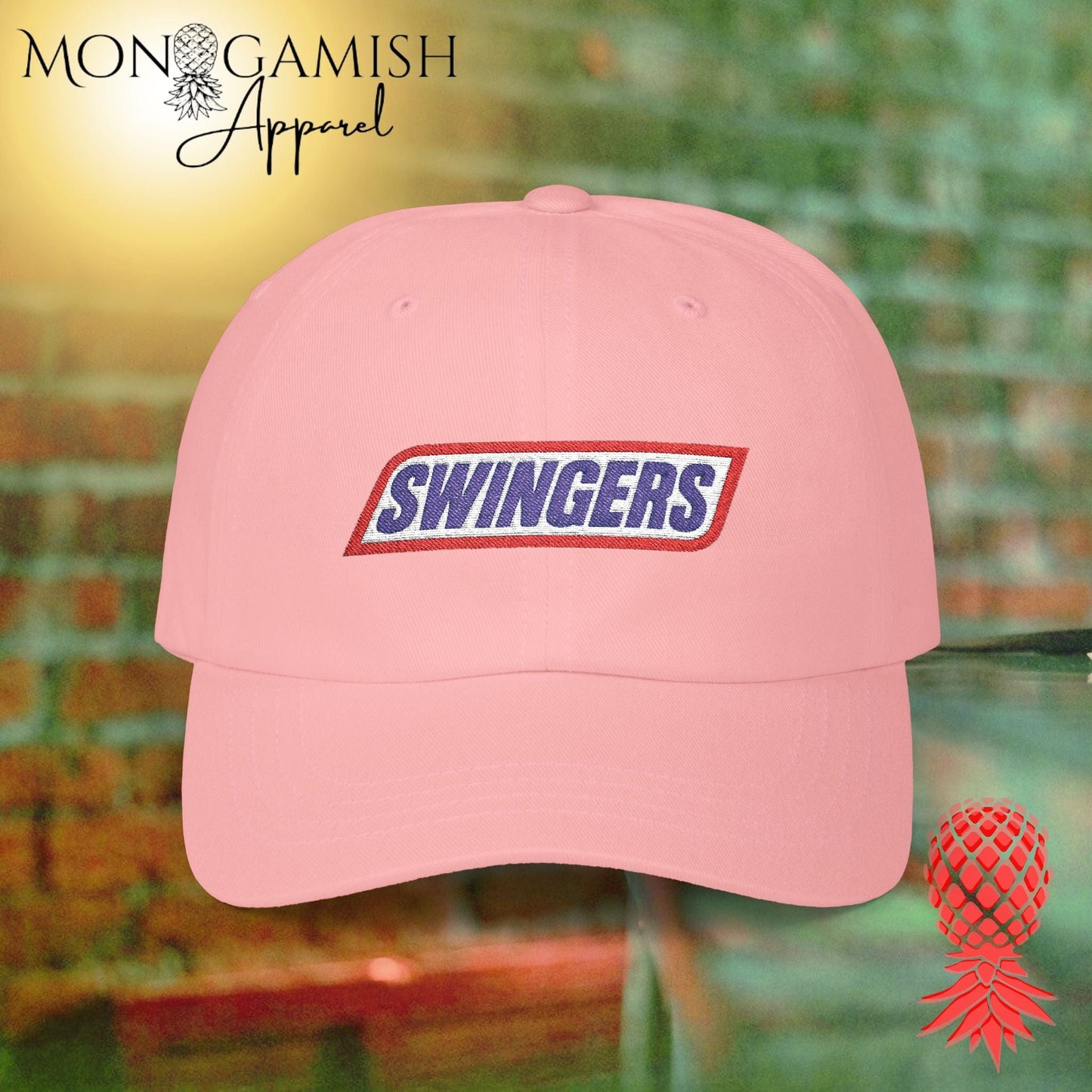 Swingers Satisfies Embroidered Hat