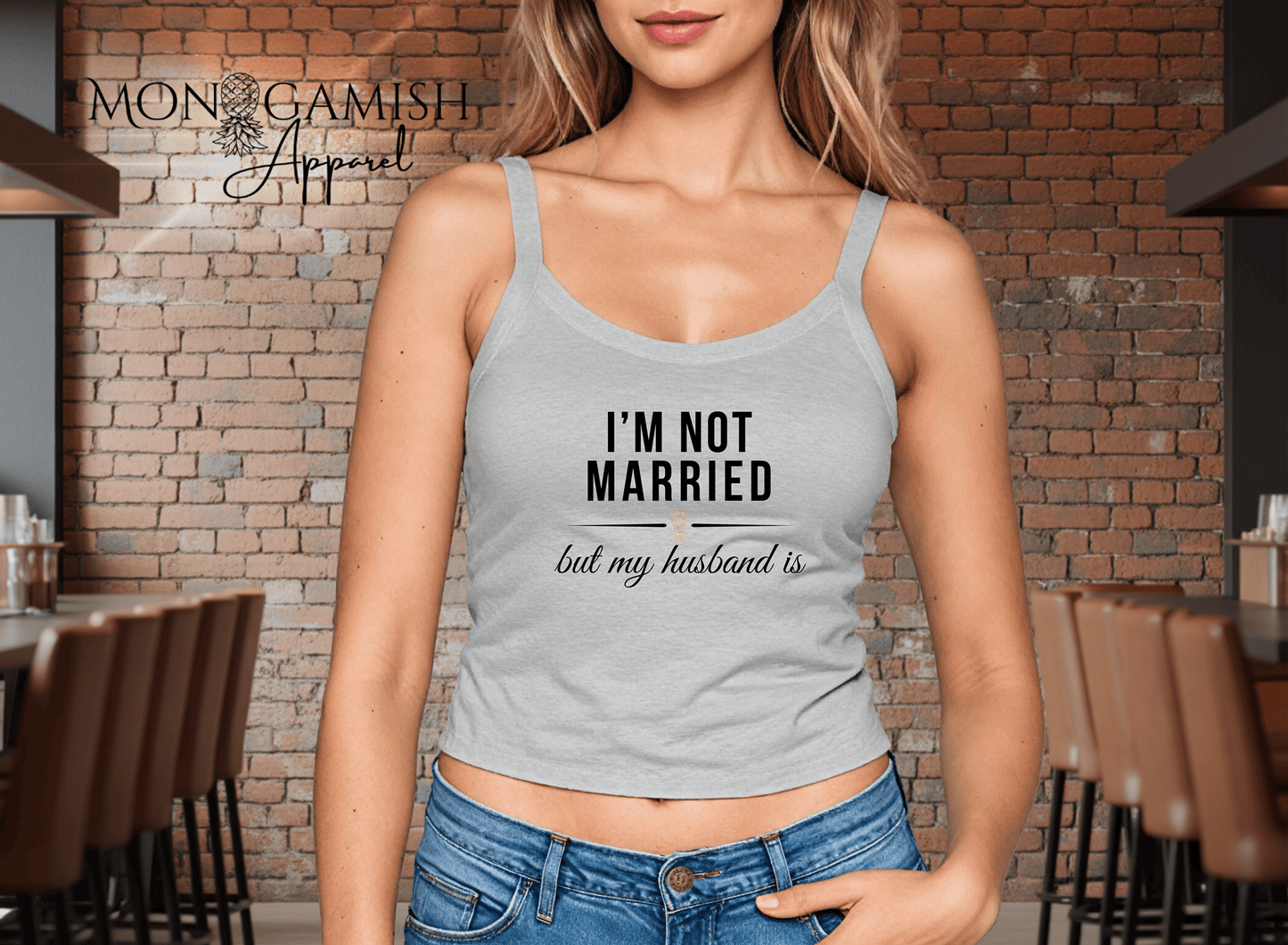 Not Married Ladies Crop Tank