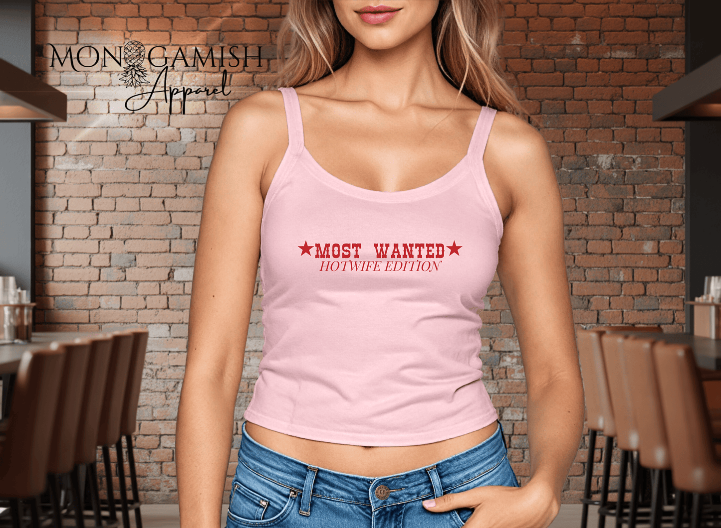 Most Wanted Hotwife Ladies Crop Tank