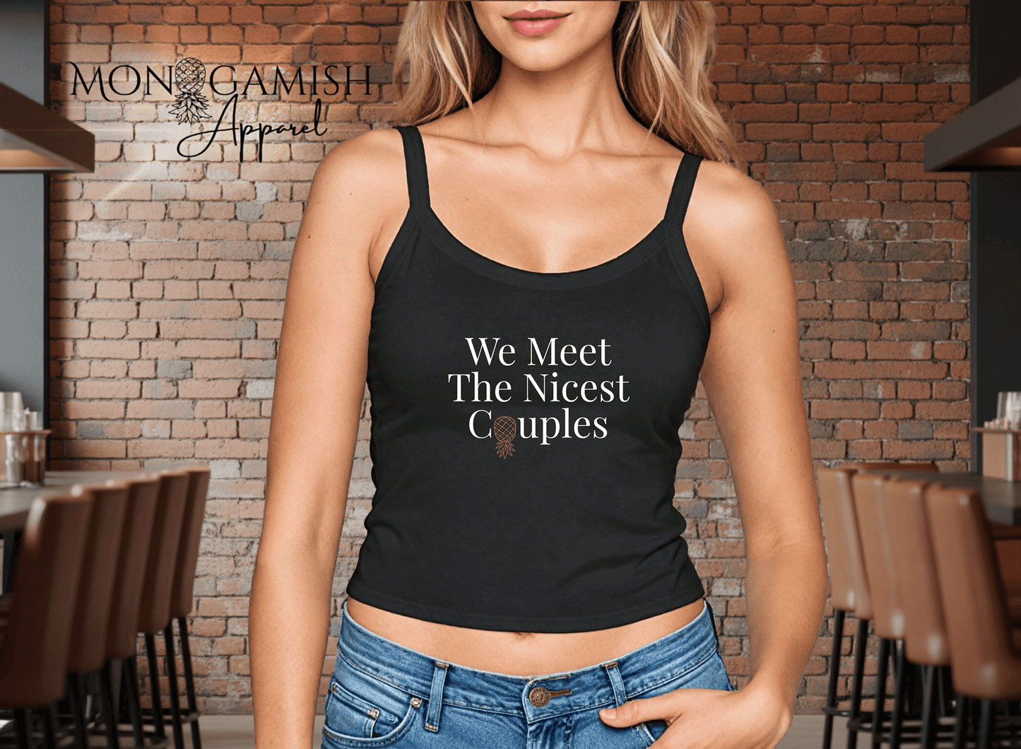 The Nicest Couples Ladies Crop Tank