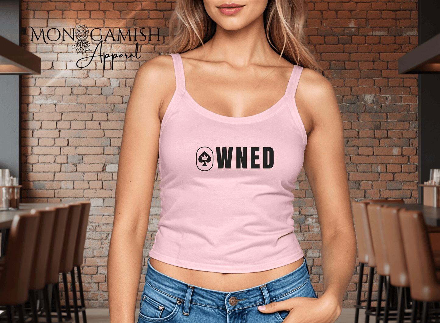 QOS Owned Ladies Crop Tank