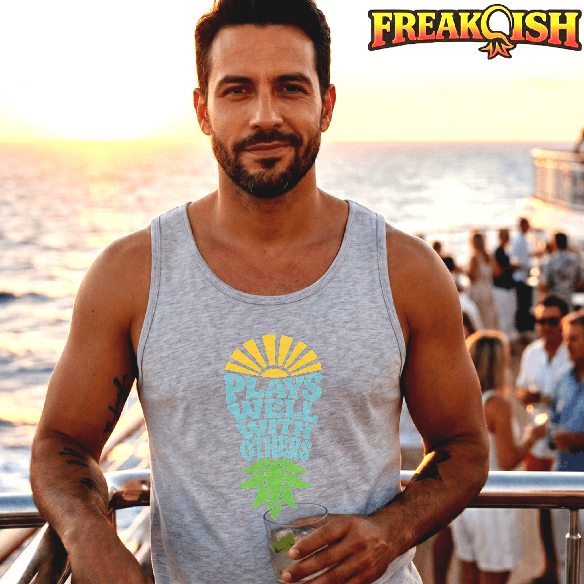 Plays Well With Others Men's Tank | FREAK-ISH