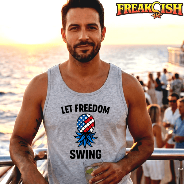 Let Freedom Swing Men's Tank | FREAK-ISH