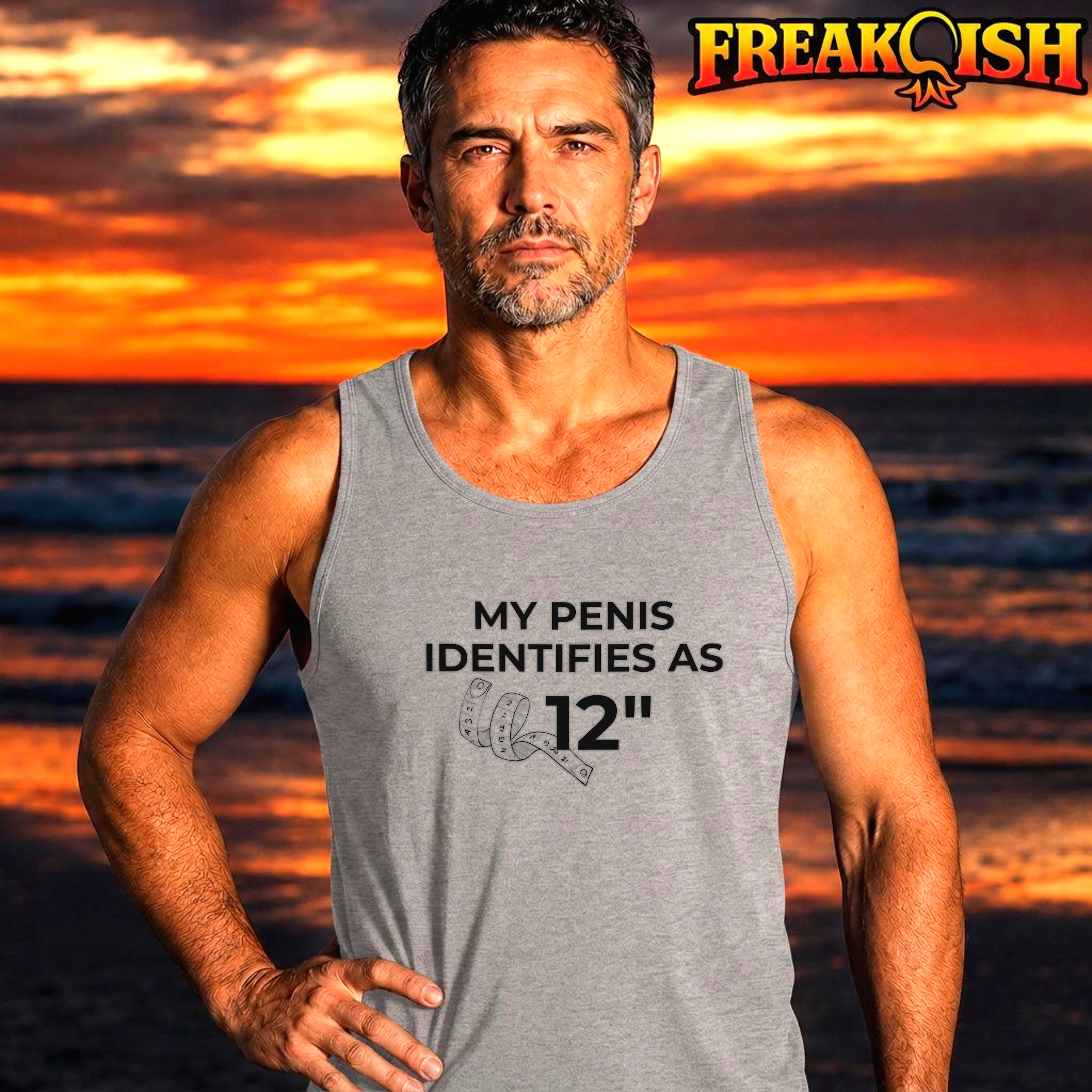 My Pen!s Identifies As 12in Men's Tank | FREAK-ISH