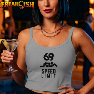 69 Speed Limit Ladies Crop Tank | FREAK-ISH