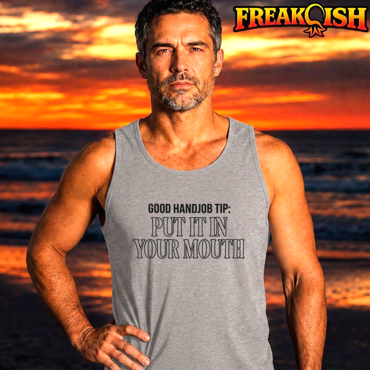 Good Handjob Tip Men's Tank | FREAK-ISH