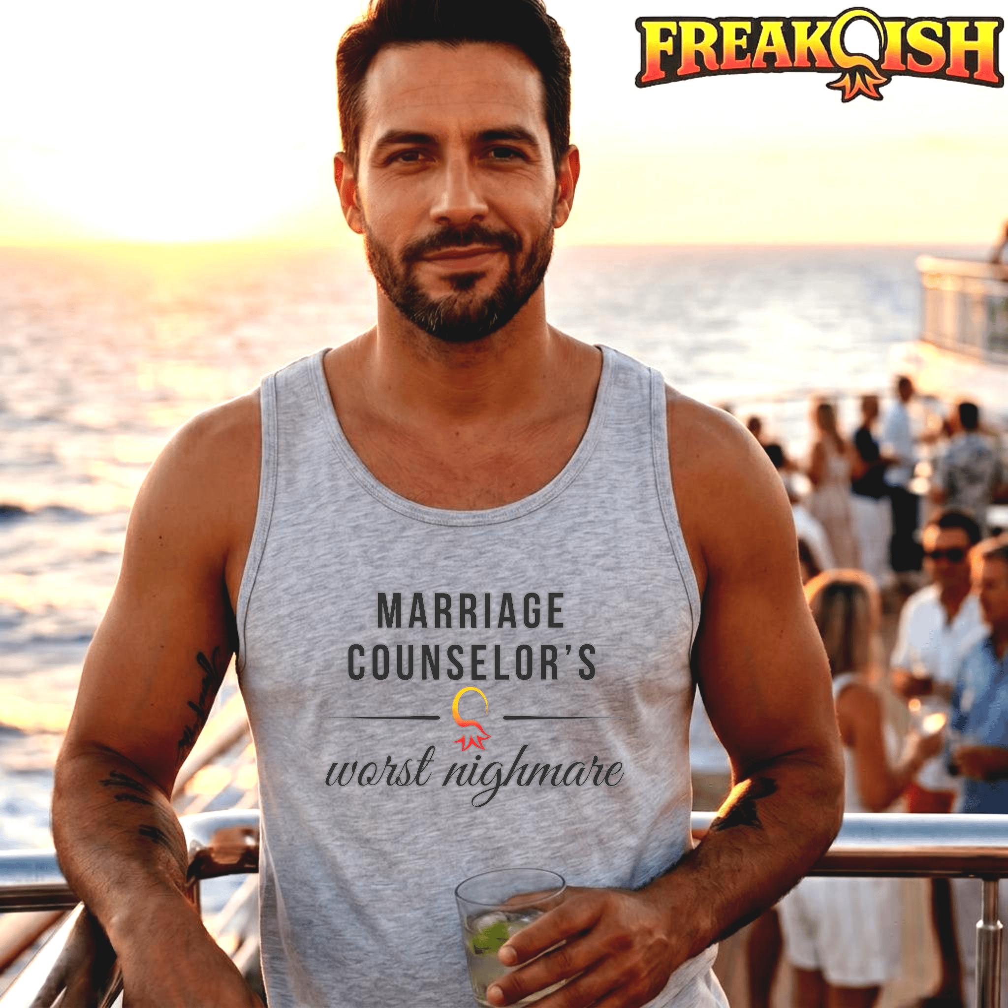 Marriage Counselor's Worst Nightmare Men's Tank | FREAK-ISH