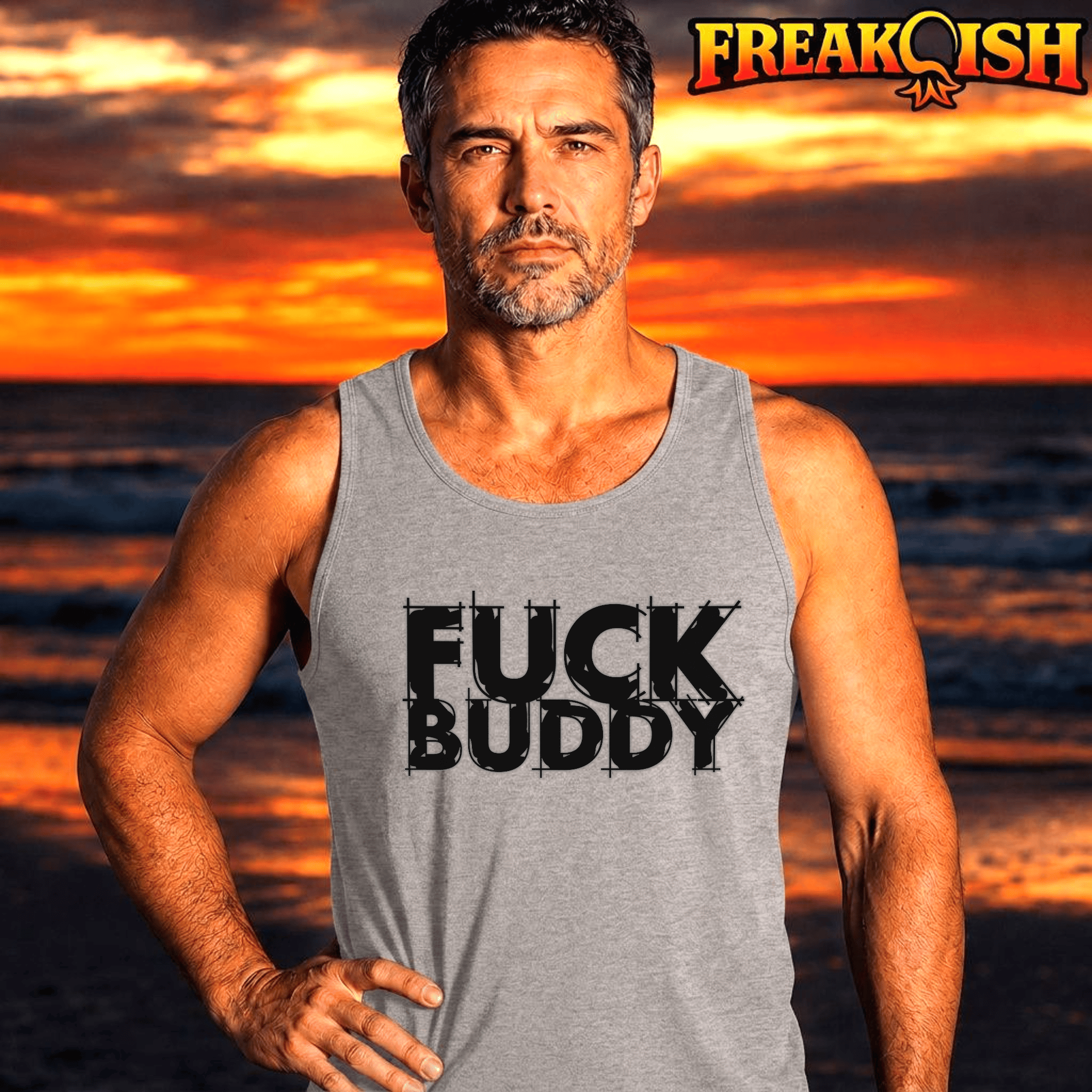 F*ck Buddy Men's Tank | FREAK-ISH