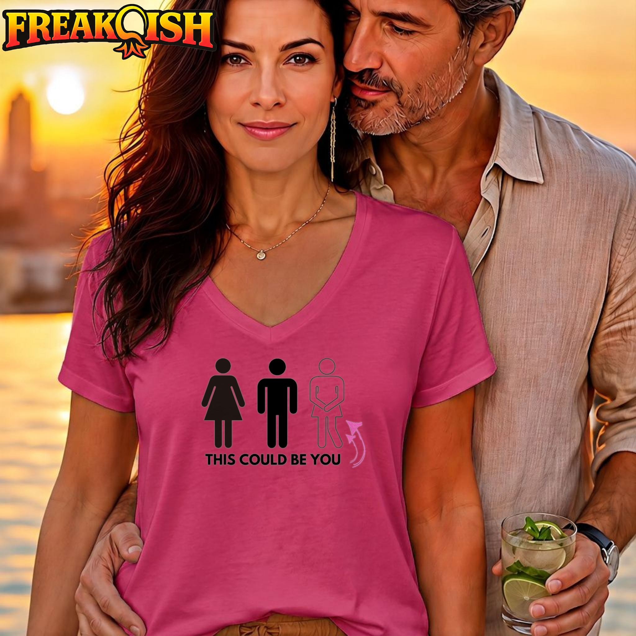 This Could Be You Relaxed V-Neck | FREAK-ISH
