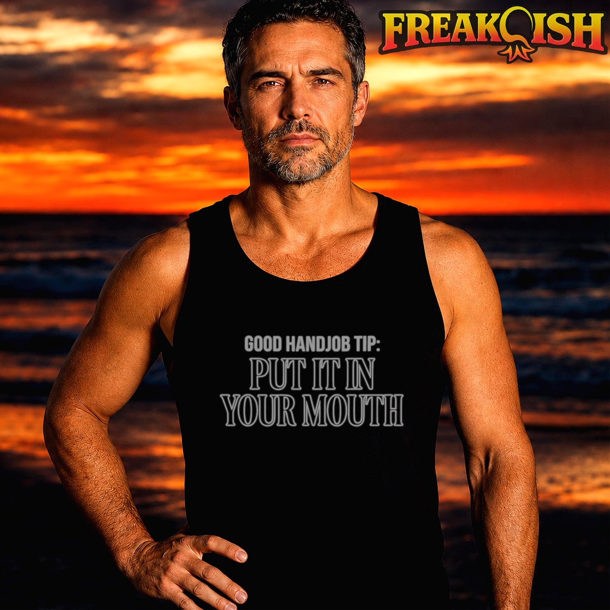 Good Handjob Tip Men's Tank | FREAK-ISH