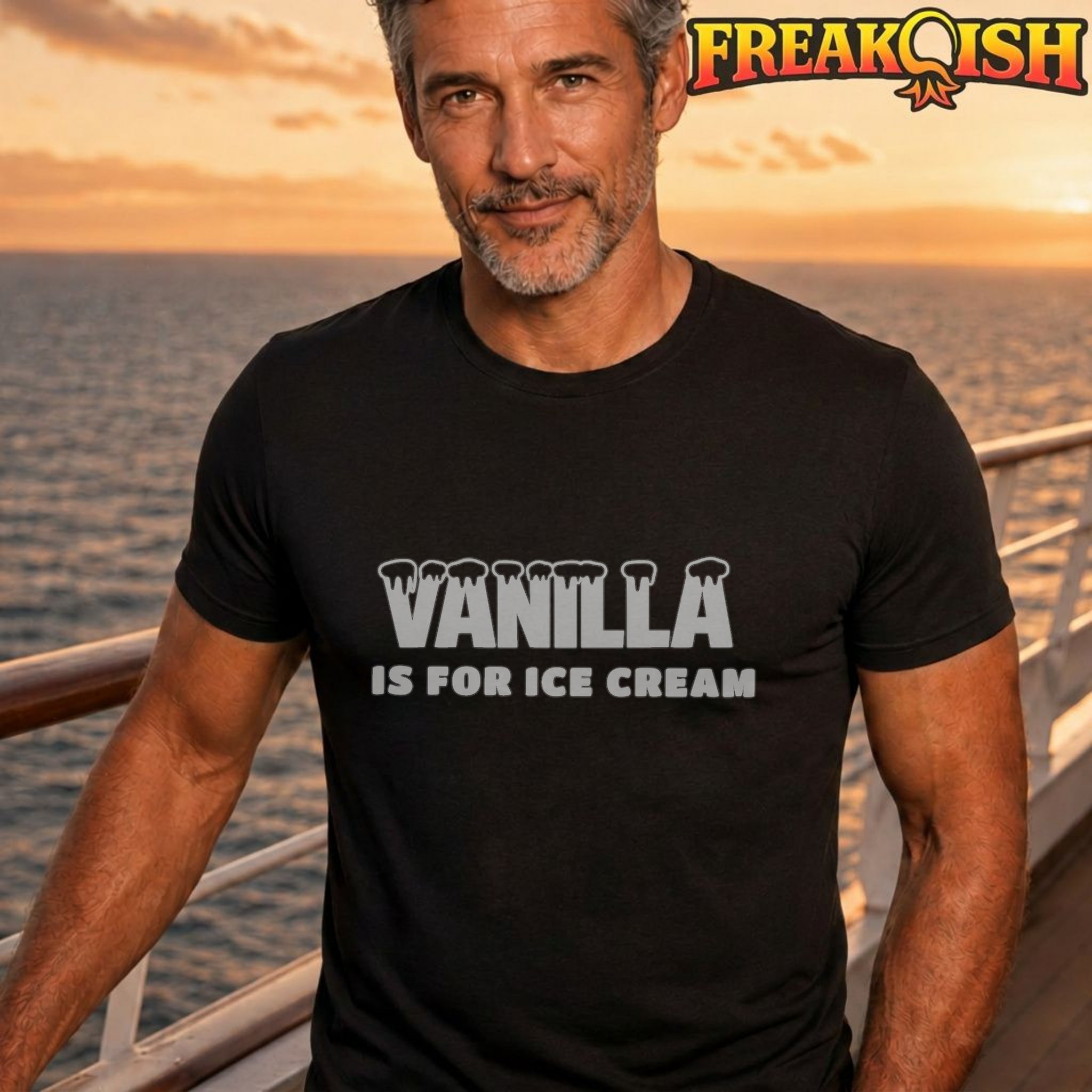 Vanilla Is For Ice Cream Unisex Tee | FREAK-ISH