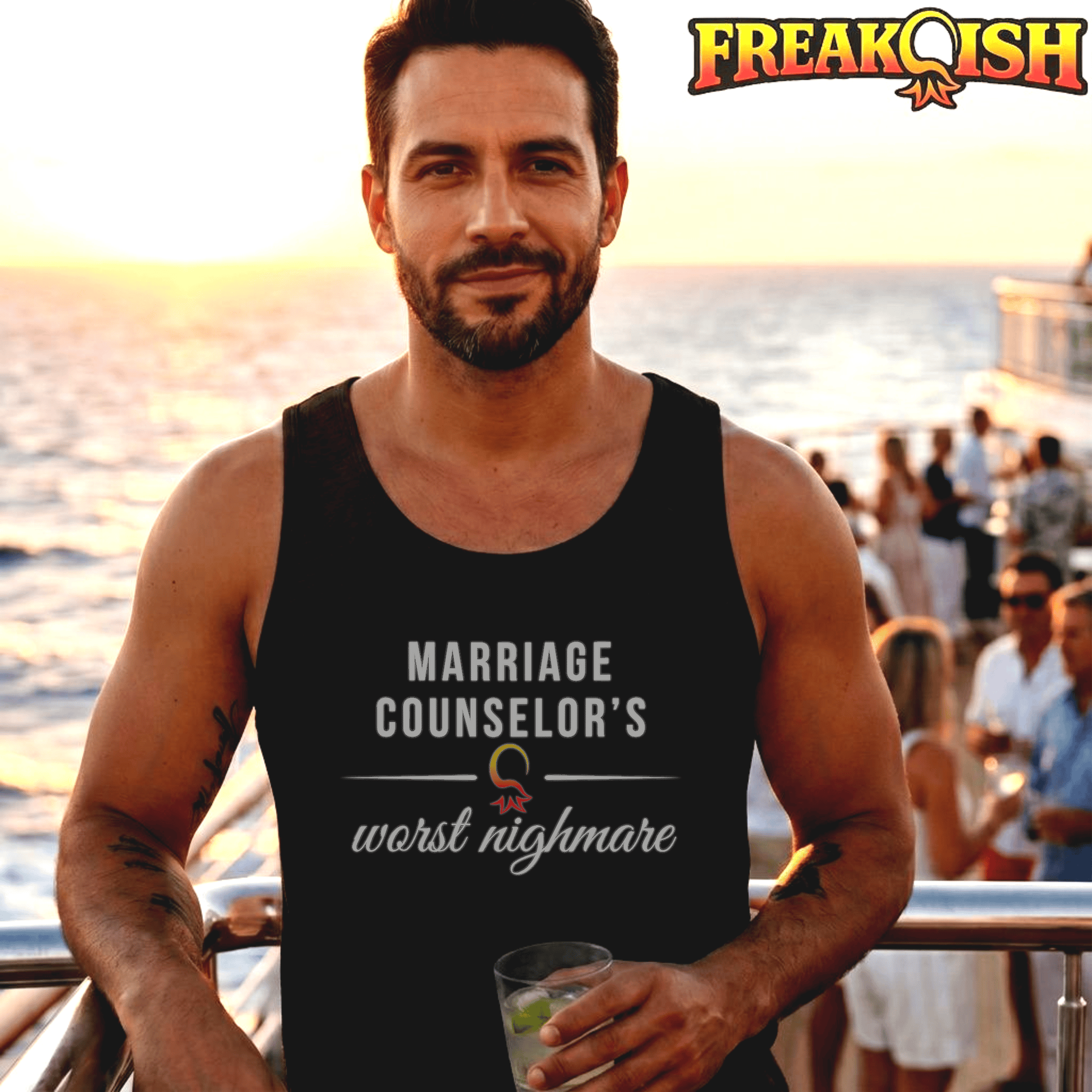 Marriage Counselor's Worst Nightmare Men's Tank | FREAK-ISH
