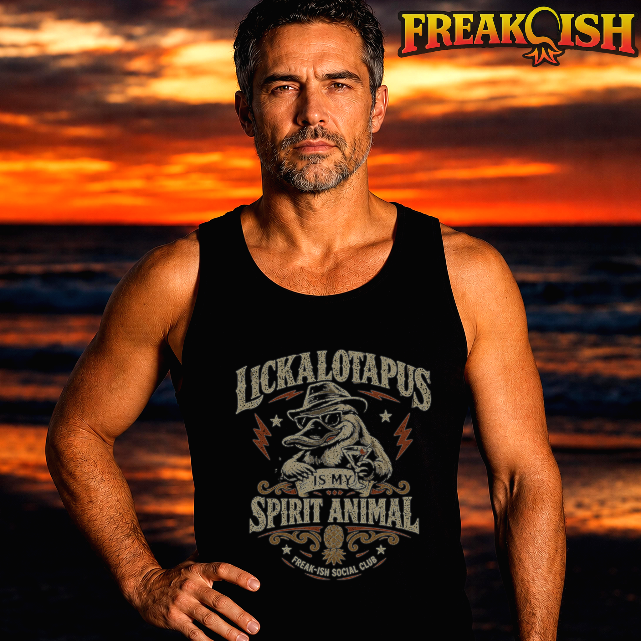 Lickalotapus is My Spirit Animal Men's Tank | FREAK-ISH