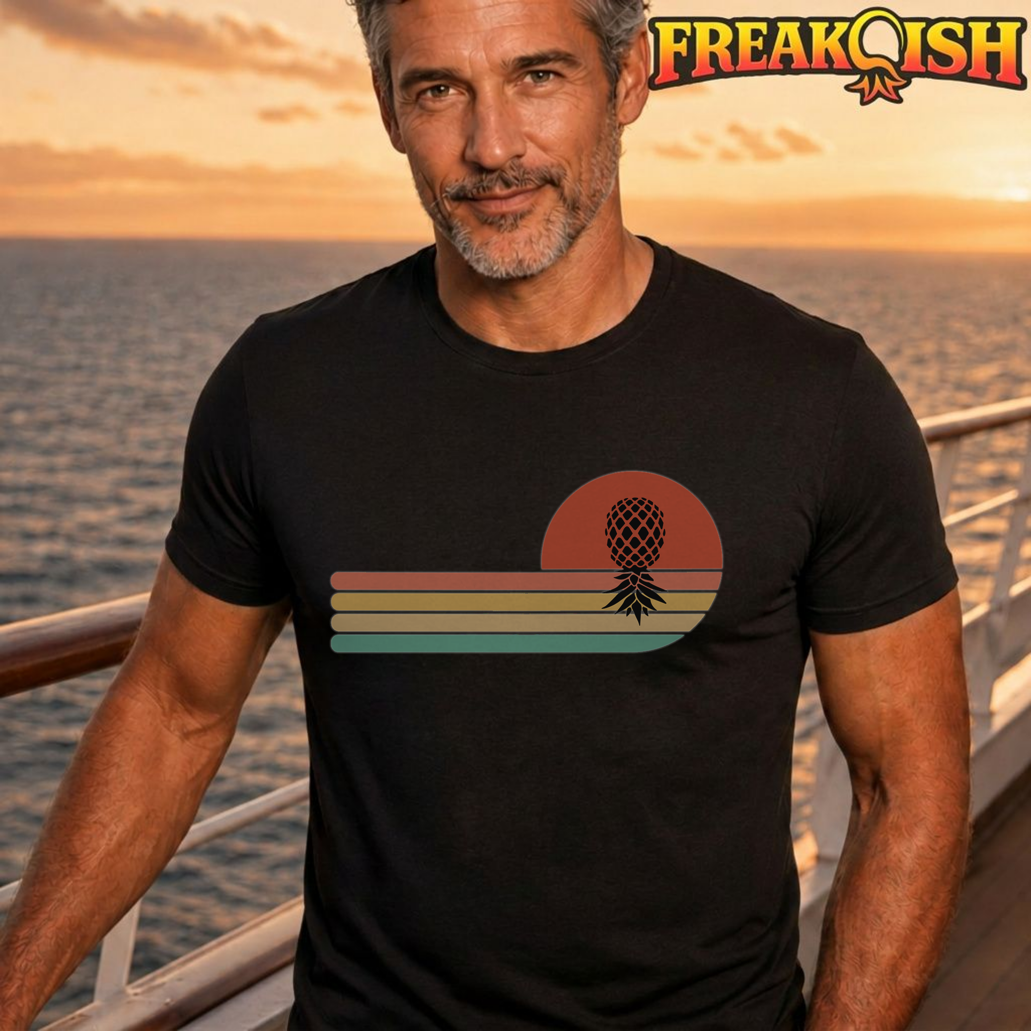 Swingin Sunset Unisex Tee | FREAK-ISH