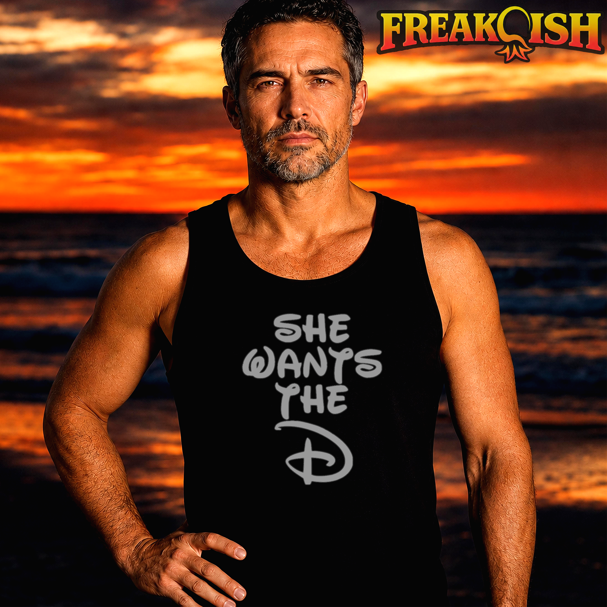 She Wants The D Men's Tank | FREAK-ISH