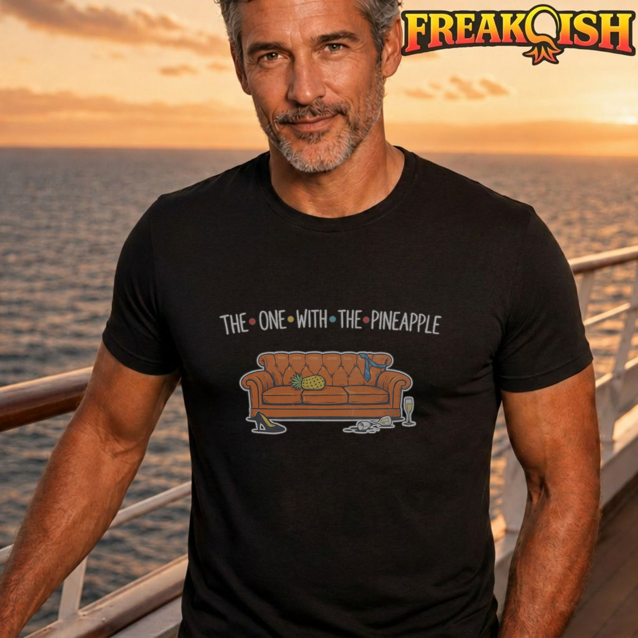 The One With The Pineapple Unisex Tee | FREAK-ISH