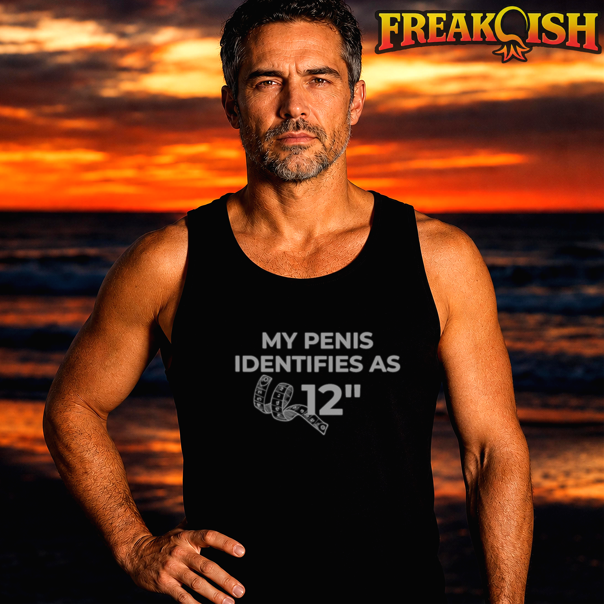 My Pen!s Identifies As 12in Men's Tank | FREAK-ISH