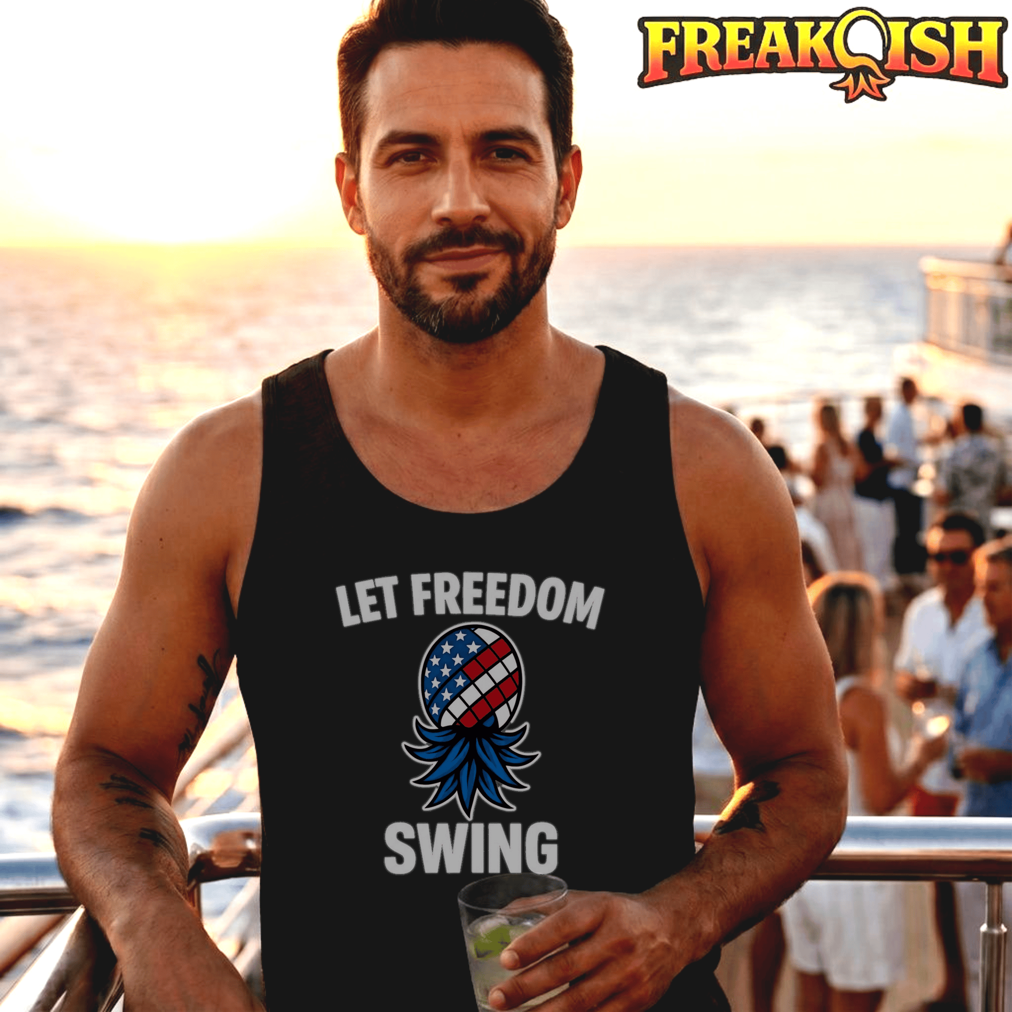 Let Freedom Swing Men's Tank | FREAK-ISH