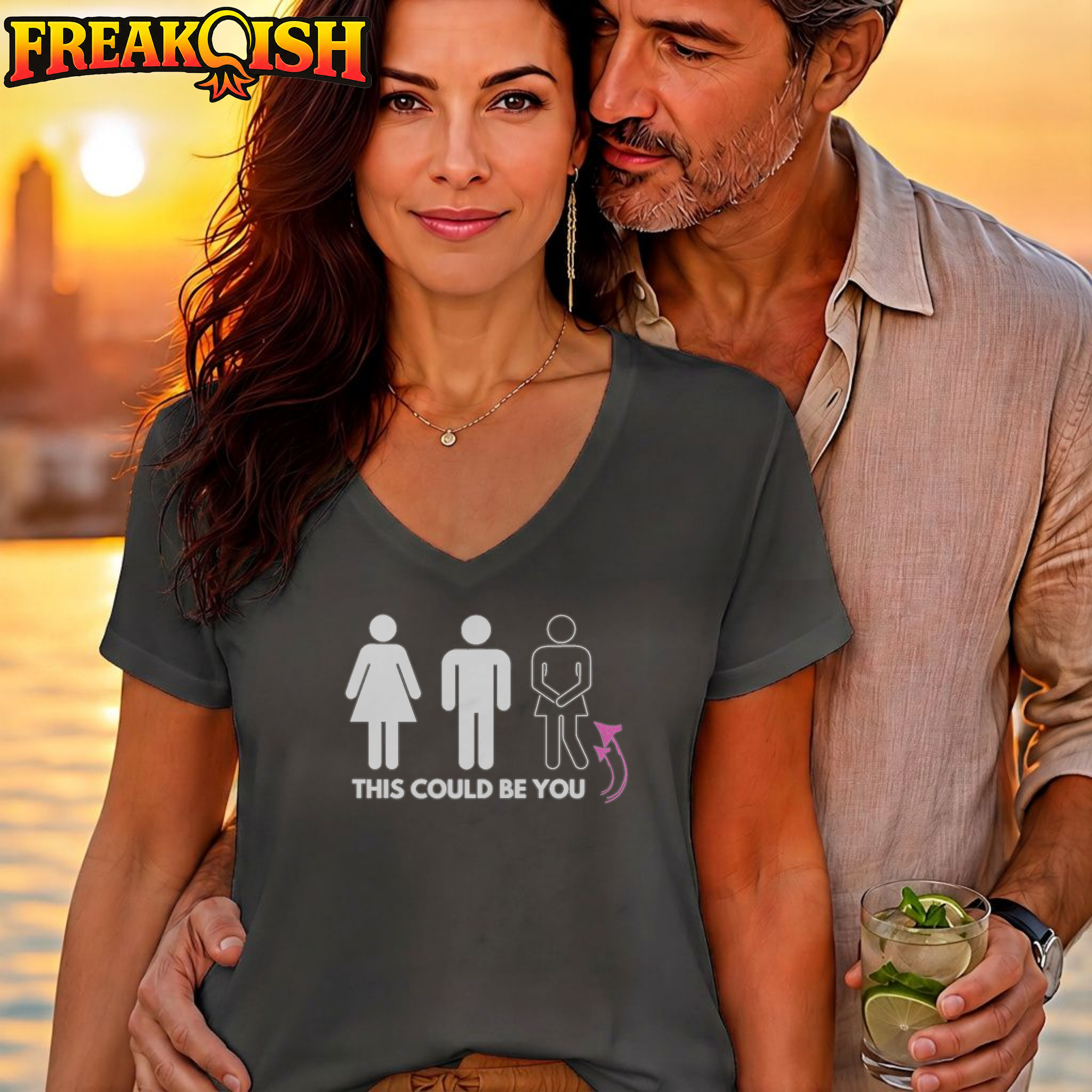 This Could Be You Relaxed V-Neck | FREAK-ISH