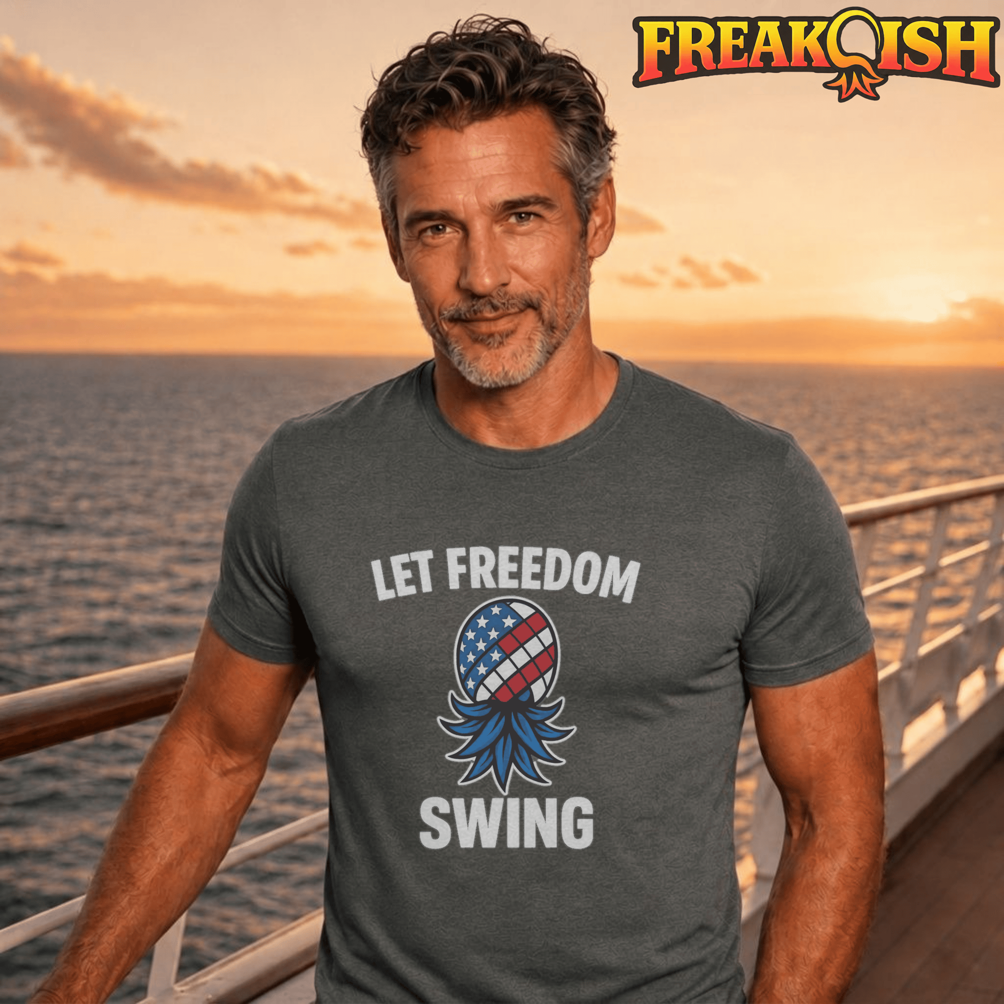 Let Freedom Swing Unisex Tee | FREAK-ISH