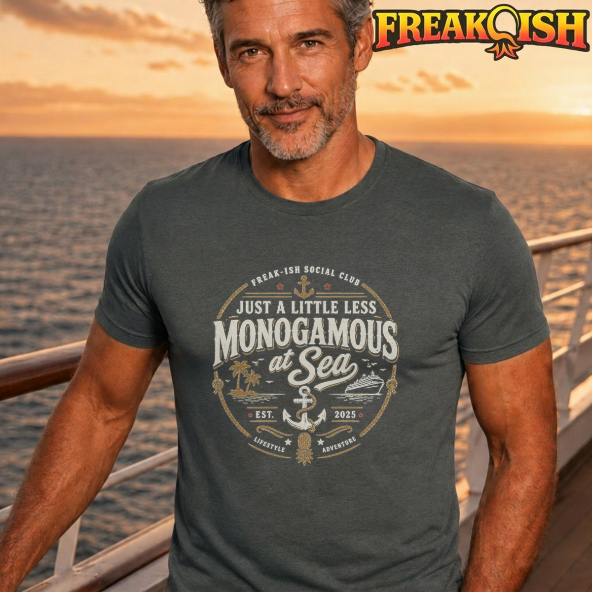 Less Monogamous at Sea Unisex Tee | FREAK-ISH