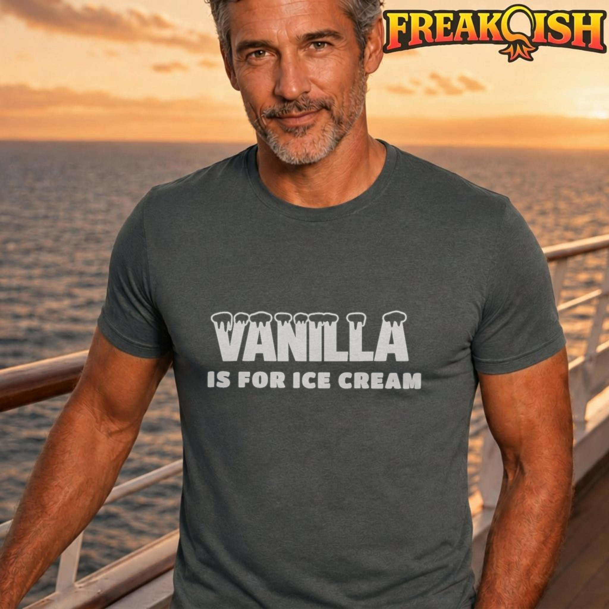 Vanilla Is For Ice Cream Unisex Tee | FREAK-ISH