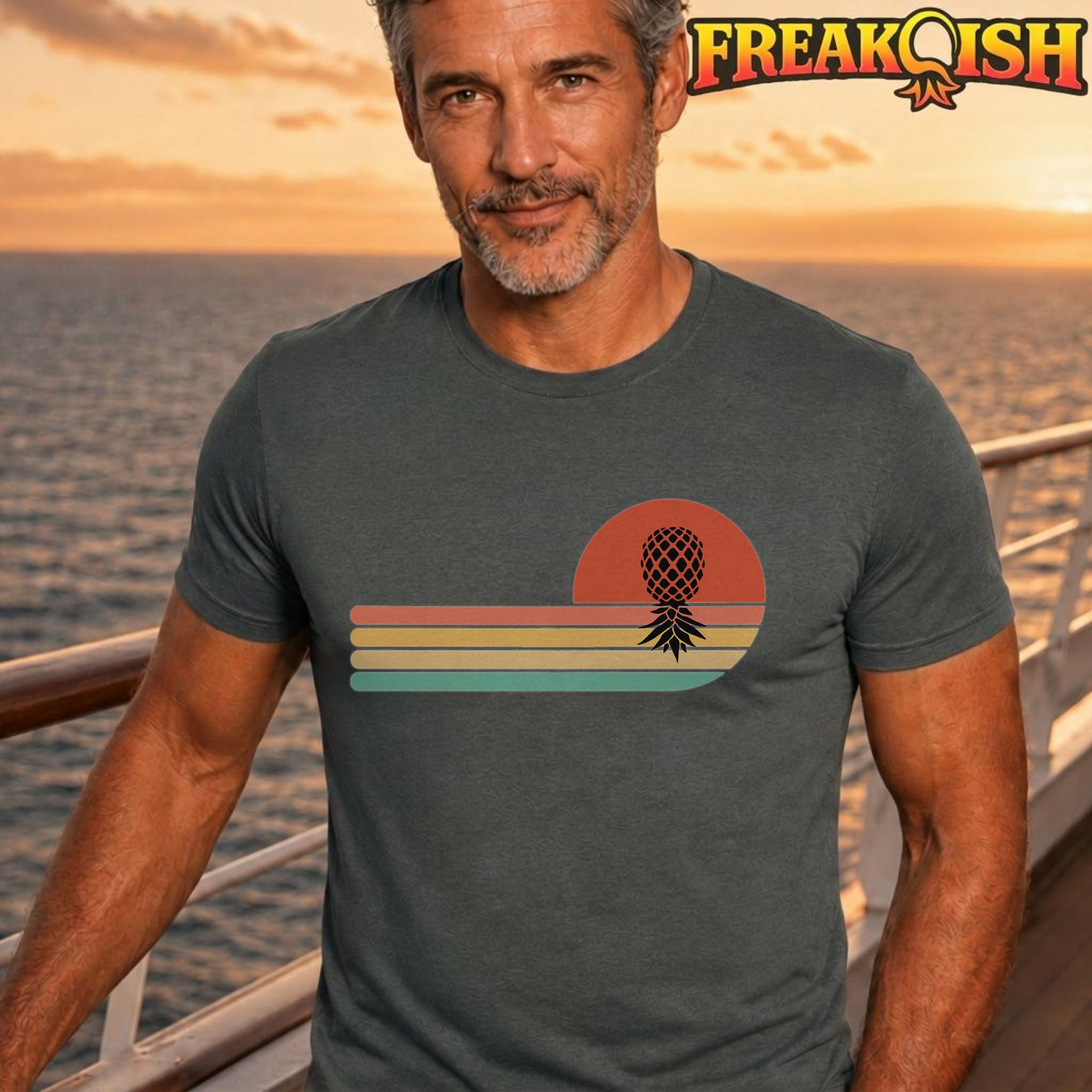 Swingin Sunset Unisex Tee | FREAK-ISH