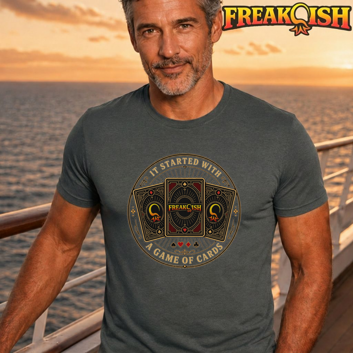 It Started With A Game Of Cards Unisex Tee | FREAK-ISH