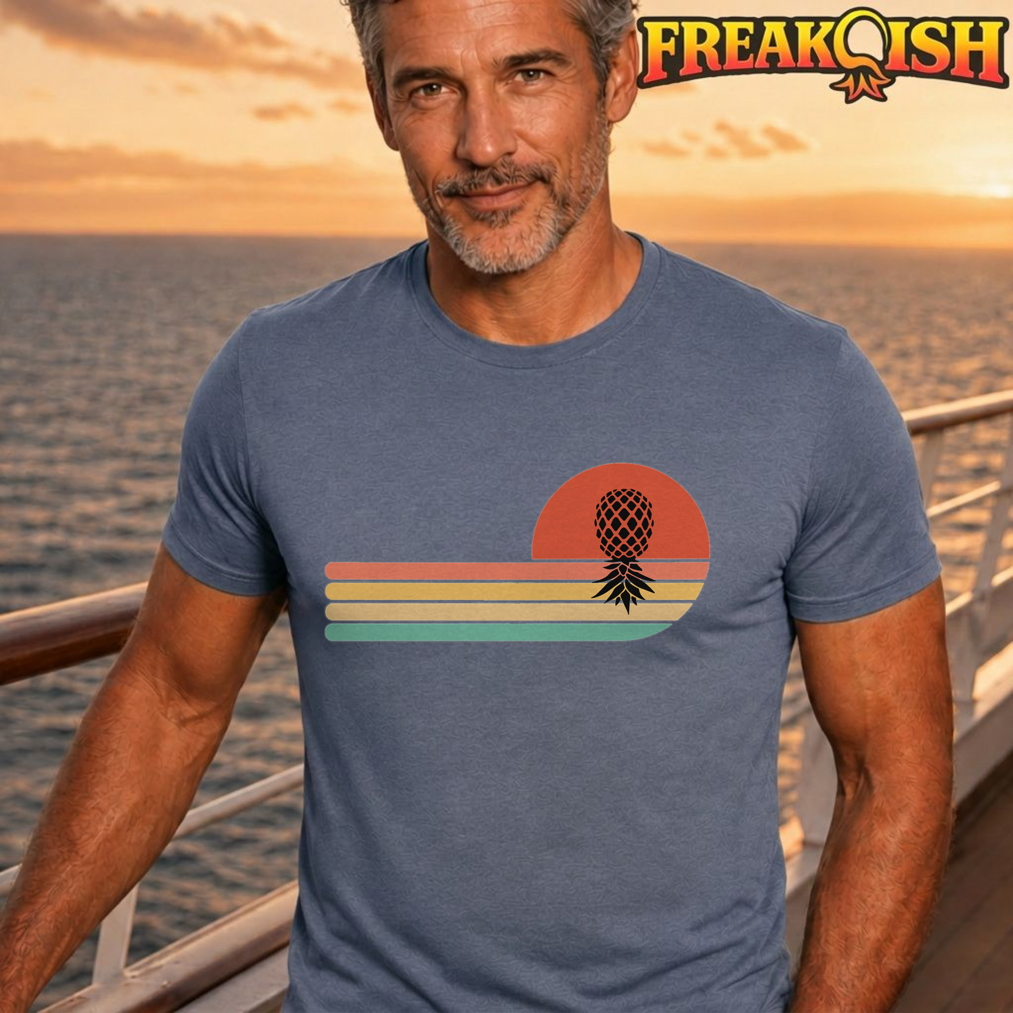 Swingin Sunset Unisex Tee | FREAK-ISH