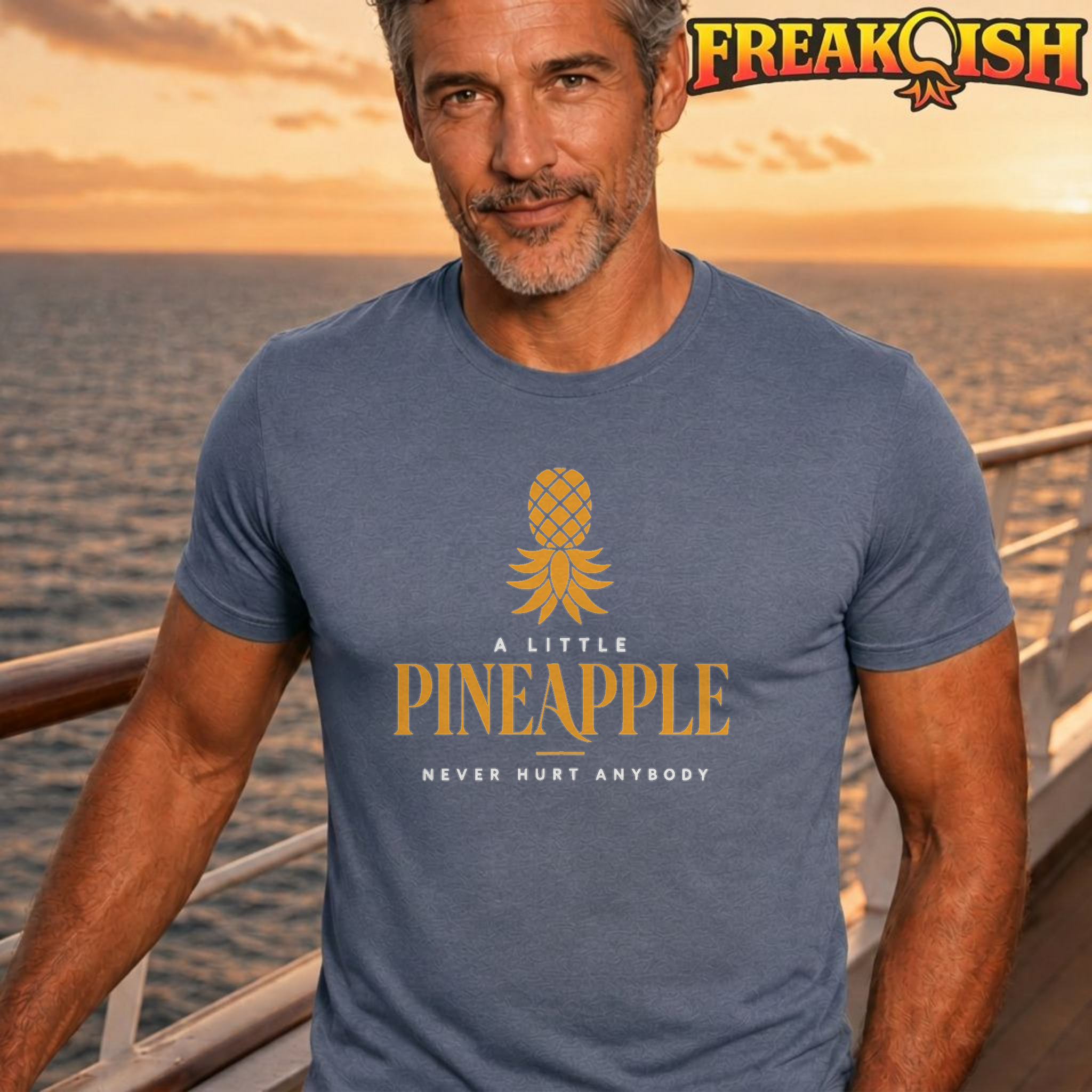 A Little Pineapple Never Hurt Anybody Unisex Tee | FREAK-ISH