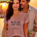 Not Like This at Home Relaxed V-Neck | FREAK-ISH