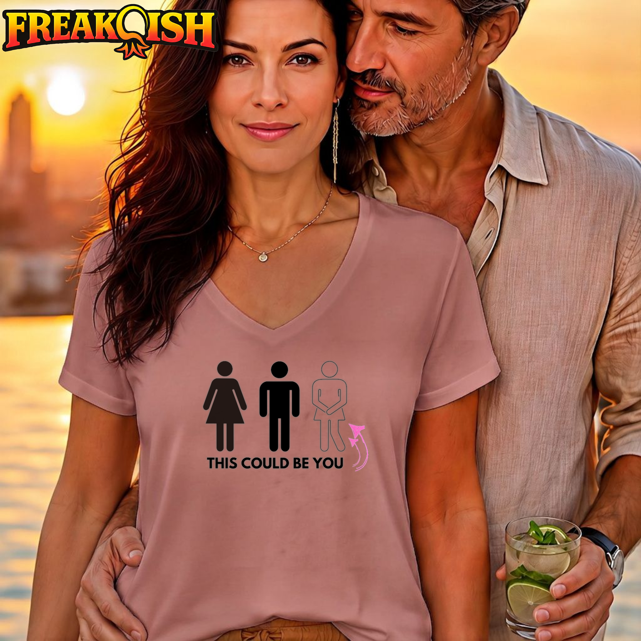 This Could Be You Relaxed V-Neck | FREAK-ISH