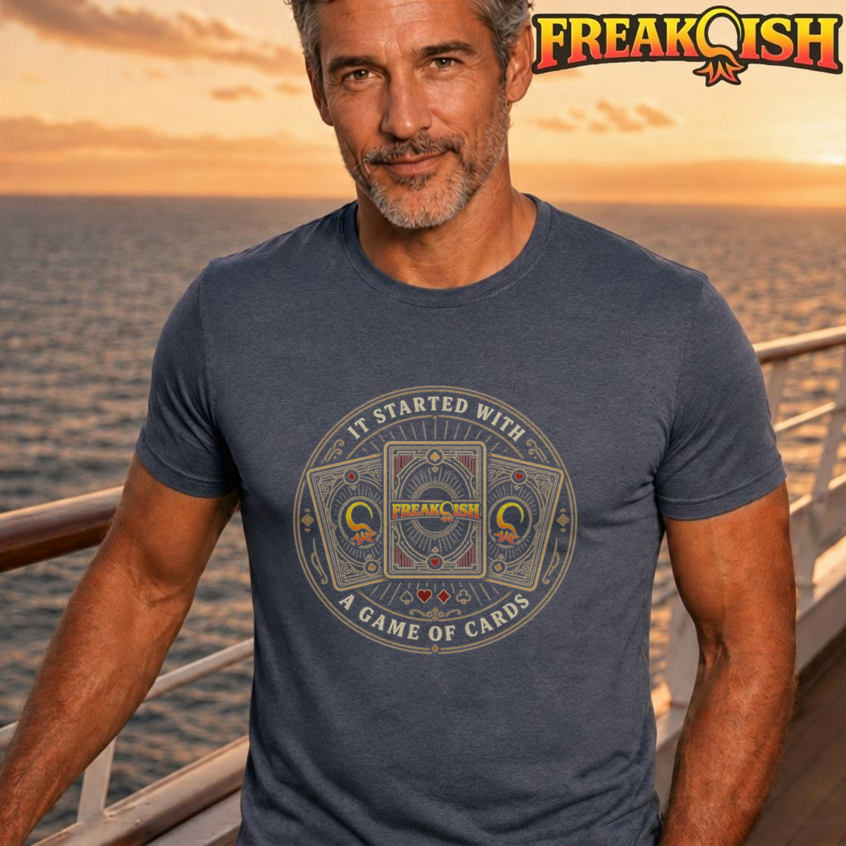 It Started With A Game Of Cards Unisex Tee | FREAK-ISH